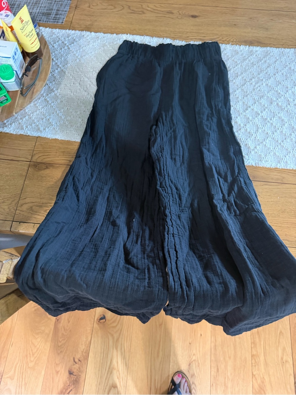 GAP Black Maxi Skirt with Flowing Panels